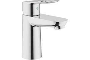 Grohe BauLoop- Grifo de lavabo monomando, tamaño S, cromo, ref. 23337000