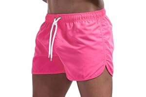 GENERIC Short court décontracté avec intérieur sport rapide pour hommes Net Beach Maillots de bain chimiques pour hommes Pantalon court