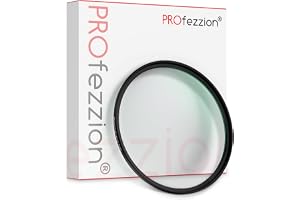 PROfezzion 49 mm UV-Skyddsfilter för Canon EOS M50, M50 Mark II, M5, M6 Mark II, M200, M100, R50, R10 Med EF-M 15-45 mm f/3,5