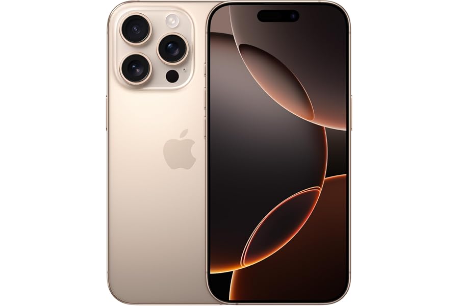 Apple iPhone 16 Pro (8 GB, 256 GB, Desert Titanium) - Middle East Version