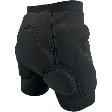 Short De Protection Yuanu - Confortable Et Respirant Pour Cyclisme, Moto, Skate - Noir Taille L