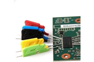 AIDNTBEO SDK08 Testclips, SMD-IC-Testhaken, Clips für elektrische Prüfungen, sehr klein, 10 Stück