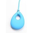 Chuchumz Sensory Chew Necklace Chewelry Autism ADHD Biting Child Baby Chewy Teething Tubes Chew Toy Children Blue
