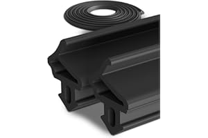 RELAWI® Uszczelka okienna premium do okien z tworzywa sztucznego lub jako uszczelka do drzwi tarasowych, izolacja akustyczna i jako uszczelka zimna, wykonana z trwałego TPE (S-1172, 10 m)