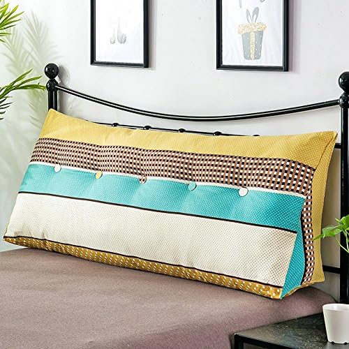 Fine Quality Cotton Triangle Bedside Reading Large Back Cushion Waist Pillow, Size (L * W * H) 150cm * 23cm * 50cm ( Color : 2# )