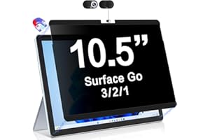 ZOEGAA Protection d'écran magnétique de confidentialité compatible avec Surface Go 10", filtre anti-lumière bleue amovible et réutilisable