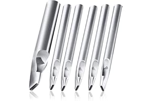 EASUSY 6 Pcs Oval Leather Punch Tools, Oval Leather Punch Set, Leather Hole Punch, Flat Craft Punch, Hollow Hole Punch for Leather Cutting Belt Bags Gasket DIY Making