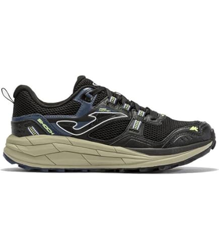 Zapatillas De Trail Joma Shock Men Para Hombre Negro, Nylon, Muy Cómodas  Para Senderismo Y Running