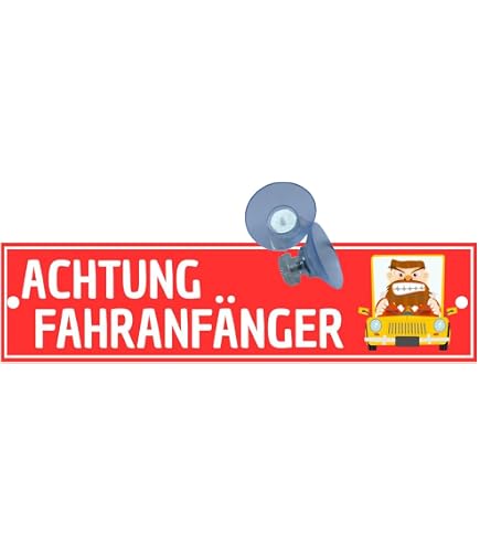Kiwistar Magnetschild V2 - Reflektierend, Magnetisch, 20 Cm Schwarz - Für Häufige Stopps Am Auto