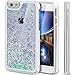 Produktbild SICAS ( TM ) Liquid Case for iPhone 7 Plus,Creative Design Flowing Liquid Floating Luxury Bling Glitter Sparkle Love Heart Hard Case for Apple iPhone 7 Plus 5.5''(Love:Yellow)