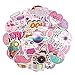 Produktbild Inveroo 53pcs Cartoon Rosa Graffiti PVC Mädchen Lugg Spielzeug Für Laptop Spotify Spotify Gitarre Gitarre Gitarre Handtasche DIY Toy Stic KERS