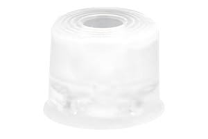 WAGNER 15523021 Butoir de porte de sol/butée de porte murale VULKANO Small – Diamètre 35 x 25 mm – Tampon en caoutchouc plein de qualité supérieure – Transparent – À visser – Fabriqué en Allemagne