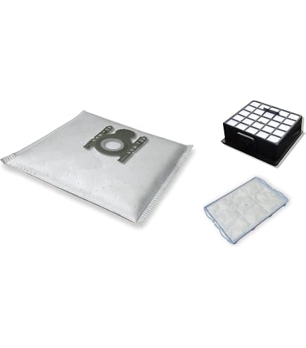 5 Sacchetti Per Aspirapolvere In Microfibra + 1 Filtro, Compatibili Con AEG Progress Diamant PA 5200, Vampyr CE, E Swirl A07, Multistrato