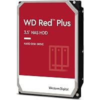 WD Red Plus 4TB NAS 3.5" Internal Hard Drive - 5400 RPM Class, SATA 6 Gb/s, CMR, 256MB Cache