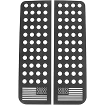 Coperture Finestra Triangolare Per Jeep Renegade 2016-2024 - In Alluminio, Colore Rosso