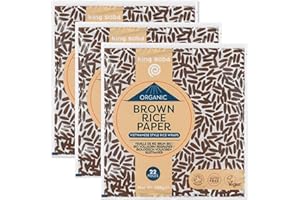 King Soba Organic Brown Rice Paper Wraps 3 Pack Bundle