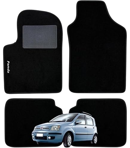 Kit Tappetini Auto QUEMAR Su Misura Per Yaris II 2005-2011 – Moquette E Gomma 2+2, Ricami Personalizzati