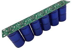 Gonnely Condensatore 16V 83F Super Condensatore Farad Ultracondensatore elettrolitico a Fila Singola 2.7V 500F