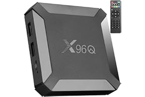 GIPUCOOO Boitier Android 10.0 TV Box Android 2GB/16GB Mini Smart TV Box Allwinner H313 Quad Core WiFi,4K HD,100M LAN Enternet 2.4G H.265 Lecteur Multimédia