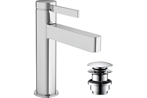 hansgrohe Finoris Mitigeur de lavabo 110, bonde Push-Open, chromé