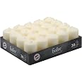 Spaas Lot De 20 Bougies Pilier Blanches Non Parfumées 38 X 110 Mm – 13 Heures De Combustion, Ambiance Cosy & Élégante
