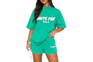 Veriliss Womens Tracksuit 2 Piece Sets 2025 Summer Y2K Outfit Causal Oversized Outfit Shorts Sleeve Pullover and Loose Short Sweatpants Loungewear Sets Gym Activewear