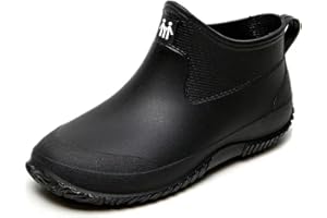 GBWPRBMW Wellies for Men Wellington Waterproof PVC Short Garden Boots,Men's Ankle Rain Boots for Fishing Farming Gardening