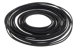 PDTO 30pcs Square Cassette Tape Pulley Pully Belt Drive Belts Turntable Belt for Tape Recorder DVD Engine DIY Toy Module Car