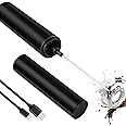 InstaCuppa Travel Milk Frother Hand Held Electric Coffee Beater with Rechargeable Battery USB Charging Cable, Travel Casing (Black)