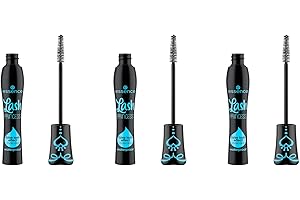 ‎ESSENCE COSMETICS essence Lash PRINCESS false lash effect mascara waterproof, Schwarz, vegan, wasserfest, ohne Mikroplastikpartikel, Nanopartikel frei, 3er Pack (3x12ml)