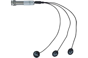 Journey Instruments Pickup piezoelettrico acustico passivo – EP001K tre elementi di pickup passivi bilanciati di fabbricazione tedesca – pickup piezo per chitarre acustiche (ceramica)