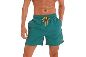 ZOXOZ Bañadores para Hombre con Bolsillo Surferos Impermeable Secado Rápido con Forro de Malla