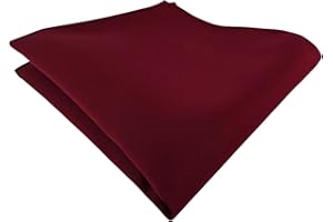 TigerTie Fazzoletto da taschino satinato, tinta unita, in poliestere, dimensioni: 26 x 26 cm