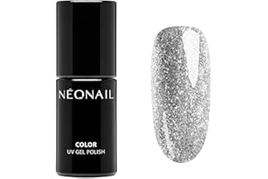NÉONAIL Smalto Semipermanente Unghie 7,2 ml Smalto Brillantini Argento Twinkle White Smalti Gel Per Unghie UV Led Nail Polish NÉONAIL Colori Smalto Unghie