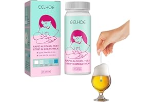 ulapithi Stillen Alkoholstreifen | Muttermilch-Teststreifen für Alkohol | Alkohol-Schnellteststreifen für Muttermilch zum Alkoholtest beim Stillen, 25 Streifen