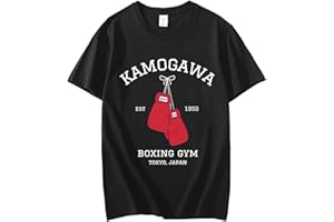 XSLGOGO Anime Hajime No Ippo Cosplay T-Shirt Kamogawa Top Ippo Tee Makunouchi Ippo Cosplay Costume Makunouchi Ippo Stampa Magliette Estate