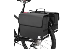G-raphy Borsa Laterale Doppia da Bici, Borsa Posteriore Bicicletta Unisex Adulto, Doppia Borsa per Il Porta Pacchi della Bici, Impermeabile
