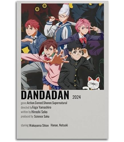 Poster Dan Da Dan (manga) - Taille 91,5 X 61 Cm - Impression Haute Qualité - Expédié Enroulé - Déco Murale Fan