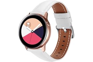 BYISYUE Skórzany pasek do Venu/Venu 2 Plus/Venu Sq/Vivoactive 5/Vivoactive 3, 20 mm Sportowy pasek zastępczy do Vivomove 3/Vivomove Sport/Style/Luxe/HR