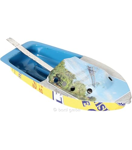 Bateau à Bougie Pop Pop Freak Scene - Jouet En Étain - Hochet Vapeur Nostalgique