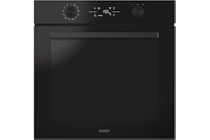 Candy Bake 800 CA6 N5B3LYTB, Horno Multifunción, 78L, Wifi, 1 Bandeja y 2 Rejillas, Steam Lite, Limpieza Pirolítica, Guia Telescópica, 13 Funciones, Display Basic UX, Full Black