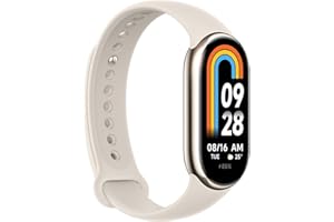 DABAOZHA Mi Band 8, Schermo AMOLED 1.62'', 200+ Quadranti, Mi Smart Band 8 con Monitoraggio Salute,150+ Modalità Sportive, Frequenza Aggiornamento 60Hz, Autonomia 16 Giorni, Resistenza Acqua 5ATM, (Oro)