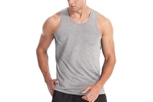 Rane Sports Hommes Stringer Débardeurs Coton Gilet sans Manches Gym Workout Bodybuilding Fitness Muscle T-Shirts