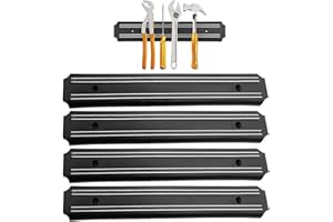 Porte Outils Mural magnetique 4 Pieces 33 cm x 5 cm Barre magnetique Outillage Barre aimantée pour Outils Panneau Porte Outils Barre aimantée Barre aimantée Barres magnétiques pour Outils