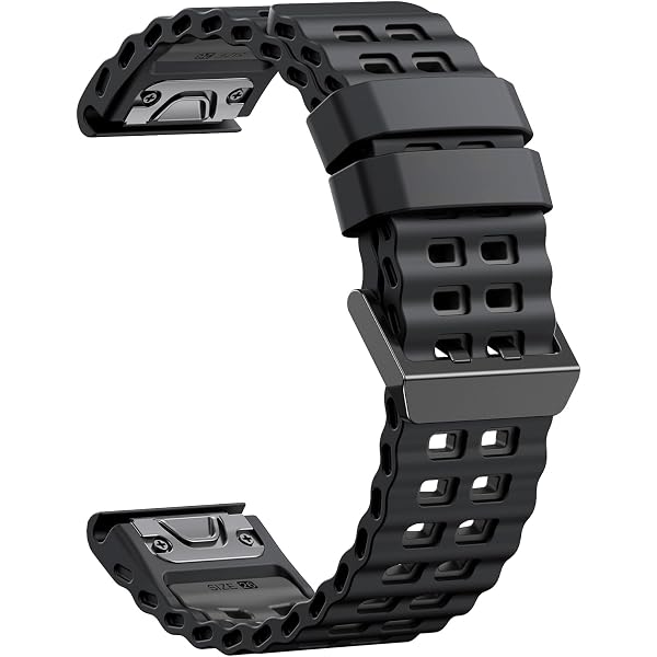 Bracelet Magnétique En Silicone 22 Mm Pour Fenix 8/7/6/5/EPIX Et Forerunner 935/945/955/965 – Fermeture Sécurisée, Ajustable