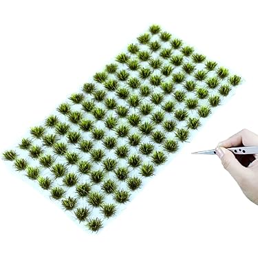 25 Touffes D'herbe Artificielle Miniature - 3x2x1.5cm, Pour Modélisme, Diorama, Jardin De Fée, Décoration