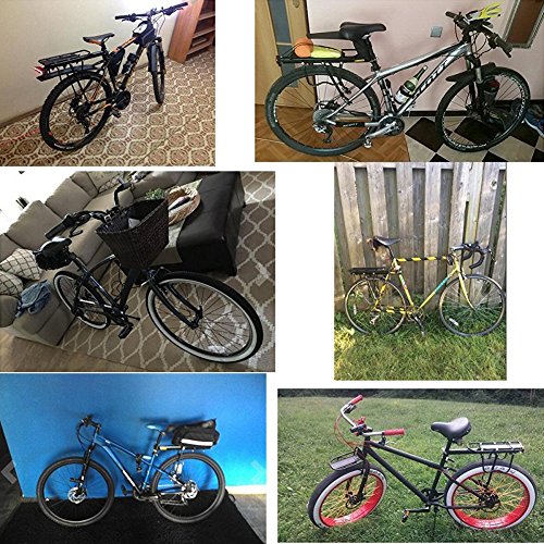 MAIKEHIGH Einstellbare Träger Fahrrad Gepäckträger Fahrradzubehör Ausrüstung Ständer Reitstock Fahrradträger Racks mit Reflektor - 7