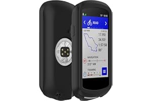 Ermorgen Silikonowe Etui Kompatybilne dla Garmin Edge 1040 Miękkie Silikonowe Etui Ochronne Wstrząsoodporne All Inclusive - Czarne