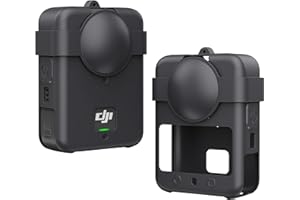 FloraVigo Silikonowe etui do DJI Osmo 360, miękkie silikonowe etui ochronne na aparat DJI Osmo 360, wszechstronna ochrona, konstrukcja odporna na uderzenia
