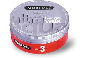 ‎MORFOSE Morfose Ultra Aqua Hair Styling Wax 175 ml – Ultrastarker Halt & Glanz – Wasserbasiertes Haarwachs für Männer & Frauen